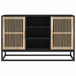 Sideboard Schwarz 105x30x65 cm Holzwerkstoff