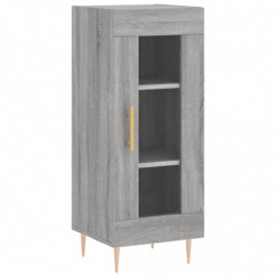 Highboard Grau Sonoma 34,5x34x180 cm Holzwerkstoff