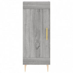 Highboard Grau Sonoma 34,5x34x180 cm Holzwerkstoff