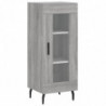 Highboard Grau Sonoma 34,5x34x180 cm Holzwerkstoff