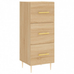 Highboard Sonoma-Eiche 34,5x34x180 cm Holzwerkstoff