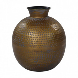 HSM Collection Vase Padua Groß 40x45 cm Gold und Grau