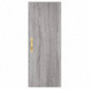 Highboard Grau Sonoma 34,5x34x180 cm Holzwerkstoff