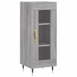 Highboard Grau Sonoma 34,5x34x180 cm Holzwerkstoff