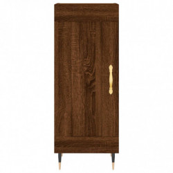 Highboard Braun Eichen-Optik 34,5x34x180 cm Holzwerkstoff