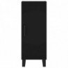 Highboard Schwarz 34,5x34x180 cm Holzwerkstoff