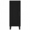 Highboard Schwarz 34,5x34x180 cm Holzwerkstoff