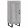 Highboard Grau Sonoma 34,5x34x180 cm Holzwerkstoff