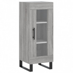 Highboard Grau Sonoma 34,5x34x180 cm Holzwerkstoff