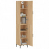 Highboard Sonoma-Eiche 34,5x34x180 cm Holzwerkstoff