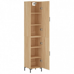 Highboard Sonoma-Eiche 34,5x34x180 cm Holzwerkstoff