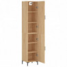 Highboard Sonoma-Eiche 34,5x34x180 cm Holzwerkstoff