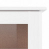 Sideboard-Aufsatz ALTA Weiß 77x30x92 cm Massivholz Kiefer