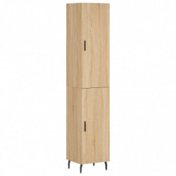 Highboard Sonoma-Eiche 34,5x34x180 cm Holzwerkstoff