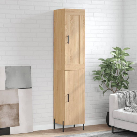 Highboard Sonoma-Eiche 34,5x34x180 cm Holzwerkstoff