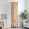 Highboard Sonoma-Eiche 34,5x34x180 cm Holzwerkstoff