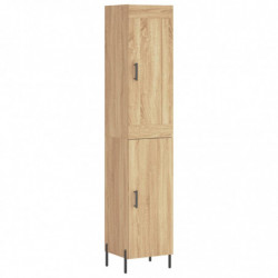 Highboard Sonoma-Eiche 34,5x34x180 cm Holzwerkstoff