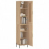 Highboard Sonoma-Eiche 34,5x34x180 cm Holzwerkstoff