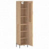 Highboard Sonoma-Eiche 34,5x34x180 cm Holzwerkstoff