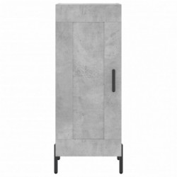 Highboard Betongrau 34,5x34x180 cm Holzwerkstoff