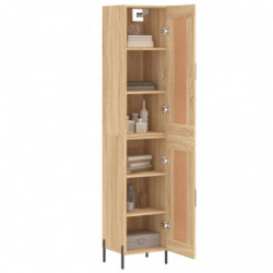 Highboard Sonoma-Eiche 34,5x34x180 cm Holzwerkstoff