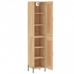 Highboard Sonoma-Eiche 34,5x34x180 cm Holzwerkstoff