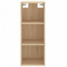 Highboard Sonoma-Eiche 34,5x34x180 cm Holzwerkstoff