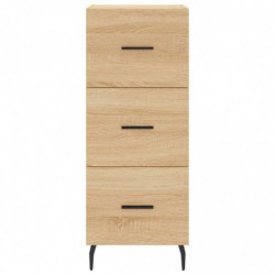 Highboard Sonoma-Eiche 34,5x34x180 cm Holzwerkstoff