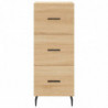 Highboard Sonoma-Eiche 34,5x34x180 cm Holzwerkstoff