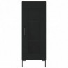 Highboard Schwarz 34,5x34x180 cm Holzwerkstoff