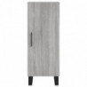 Highboard Grau Sonoma 34,5x34x180 cm Holzwerkstoff