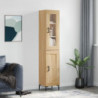 Highboard Sonoma-Eiche 34,5x34x180 cm Holzwerkstoff