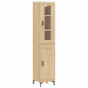 Highboard Sonoma-Eiche 34,5x34x180 cm Holzwerkstoff