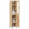 Highboard Sonoma-Eiche 34,5x34x180 cm Holzwerkstoff