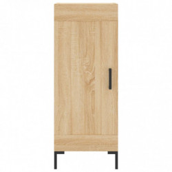 Highboard Sonoma-Eiche 34,5x34x180 cm Holzwerkstoff