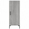 Highboard Grau Sonoma 34,5x34x180 cm Holzwerkstoff