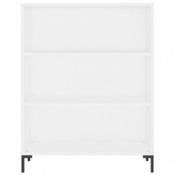 Highboard Weiß 69,5x32,5x180 cm Holzwerkstoff