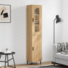 Highboard Sonoma-Eiche 34,5x34x180 cm Holzwerkstoff