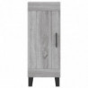 Highboard Grau Sonoma 34,5x34x180 cm Holzwerkstoff