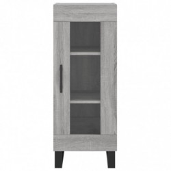 Highboard Grau Sonoma 34,5x34x180 cm Holzwerkstoff