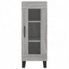 Highboard Grau Sonoma 34,5x34x180 cm Holzwerkstoff