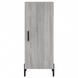 Highboard Grau Sonoma 34,5x34x180 cm Holzwerkstoff