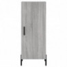 Highboard Grau Sonoma 34,5x34x180 cm Holzwerkstoff