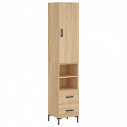 Highboard Sonoma-Eiche 34,5x34x180 cm Holzwerkstoff