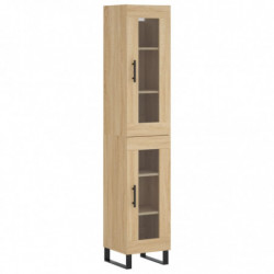 Highboard Sonoma-Eiche 34,5x34x180 cm Holzwerkstoff