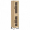 Highboard Sonoma-Eiche 34,5x34x180 cm Holzwerkstoff