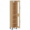 Highboard Sonoma-Eiche 34,5x34x180 cm Holzwerkstoff