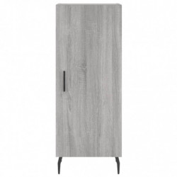 Highboard Grau Sonoma 34,5x34x180 cm Holzwerkstoff