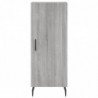 Highboard Grau Sonoma 34,5x34x180 cm Holzwerkstoff