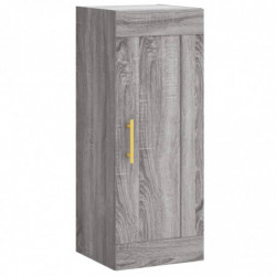 Highboard Grau Sonoma 34,5x34x180 cm Holzwerkstoff